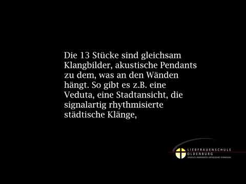 Musikunterricht in der Klasse 9c - Selbstporträt Dieter Schnebel