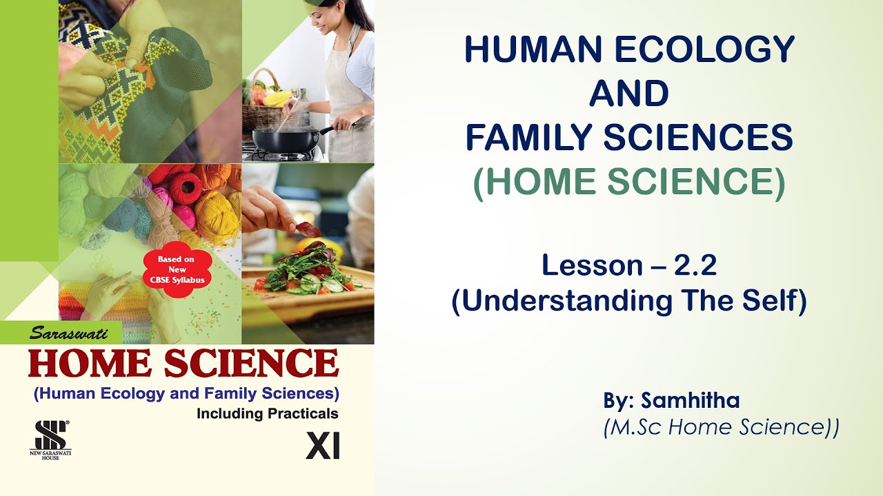 Lesson 2.2 Understanding the self. Class 11, Human Ecology and Family Sciences.