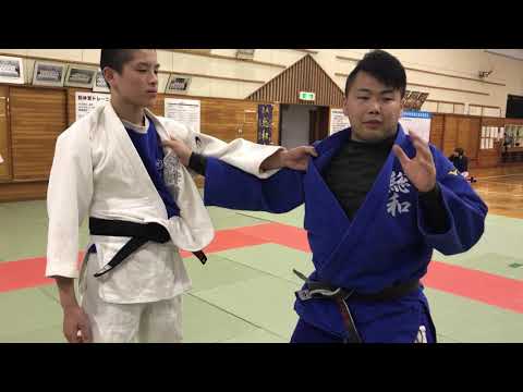 逆一本背負いからの腕緘 Reverse Ippon-Seoinage to armrock(Kimura)