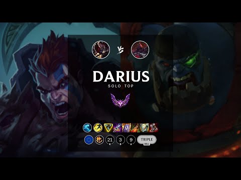 Darius Top vs Sion - EUW Master Patch 12.7