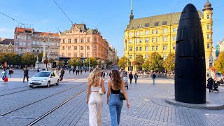 Brno Czechia 🇨🇿 — Moravian City Walking Tour| 4K HDR