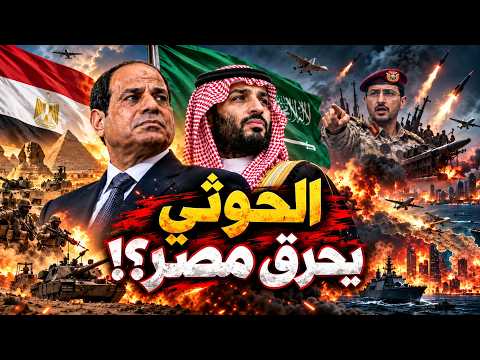 الحوثي يهدد السيسي بحرق مصر!؟… إذا تحرك الجيش المصري لدعم السعودية في اليمن