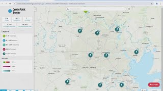 CenterPoint's new power outage tracker map now live online