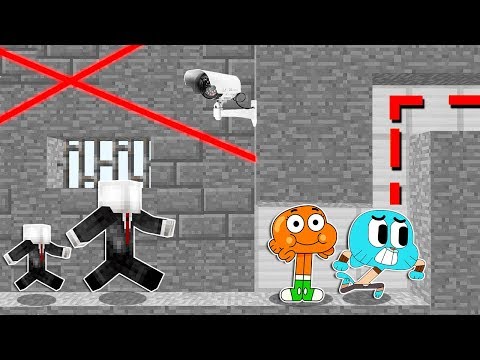 GUMBALL VE DARWİN HAPİSTEN KAÇIYOR! - Minecraft