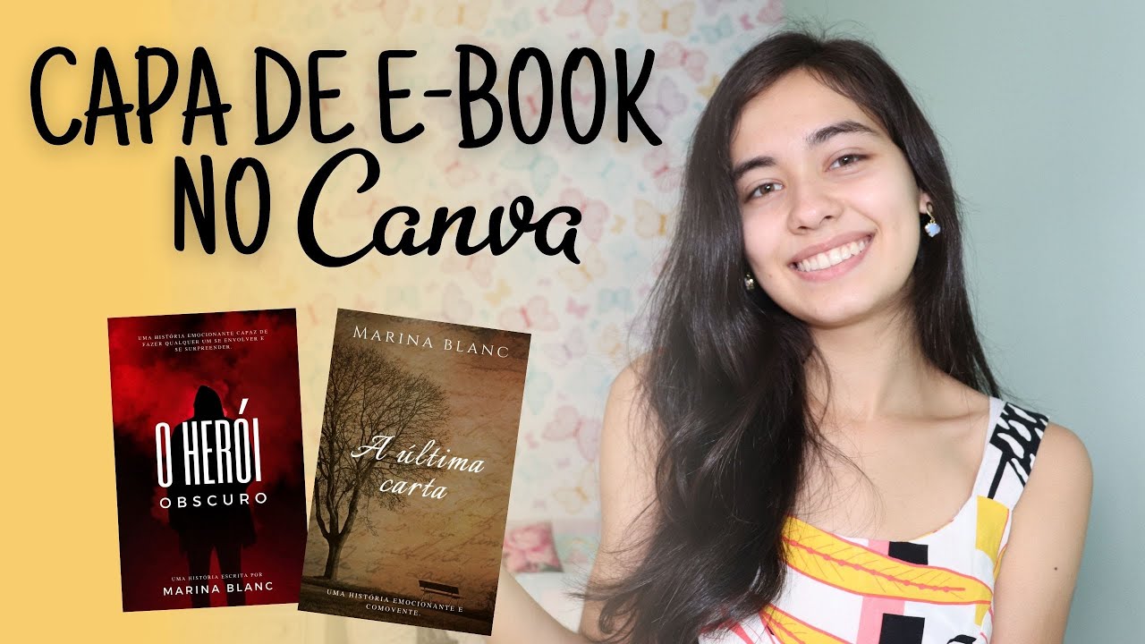 Como fazer CAPA de E-BOOK no Canva | Marina Blanc