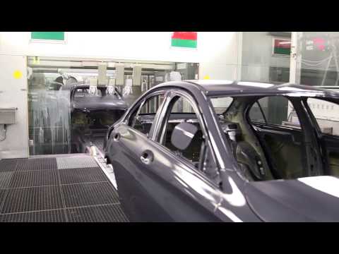 Mercedes-Benz C-Class production, paintshop at the Bremen Plant