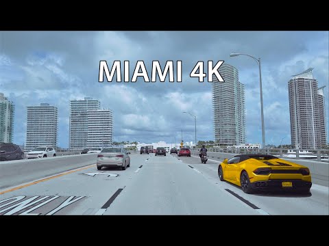 Miami 4K - Gold Coast - Scenic Drive