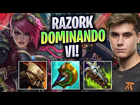 RAZORK DOMINANDO CON VI! - FNC Razork Juega Vi Jungla vs Sylas! | Preseason 2023