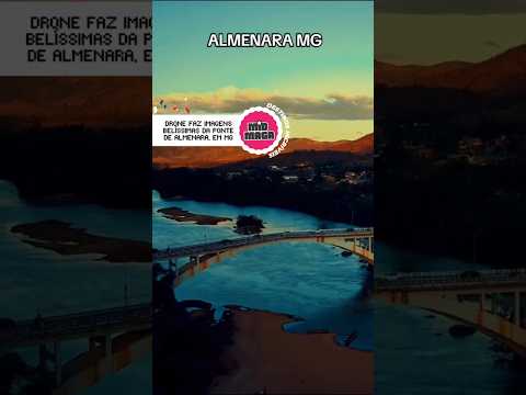 #DESTINOSINCRÍVEIS! 👏 Drone faz imagens belíssimas da ponte de Almenara, em Minas Gerais