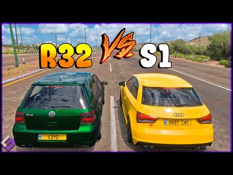 FORZA HORIZON 5 - VOLKSWAGEN GOLF R32 vs AUDI S1