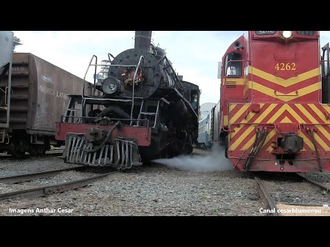 🇧🇷 Locomotivas da ABPF/Sul em manobras no pátio de São Francisco do Sul/SC - 2018 - (Brasil)