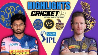 IPL 2021 HIGHLIGHTS | RR VS KKR FULL MATCH || MATCH 18 HIGHLIGHTS CRICKET19 #rrsvskkr​​ #vivoipl2021