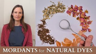 Mordants for Natural Dyes