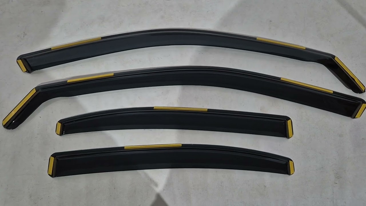 Skoda Superb 2015-2024 рр. Вітровики вставні Niken Luxury (LiftBack, 4 шт) Video 1