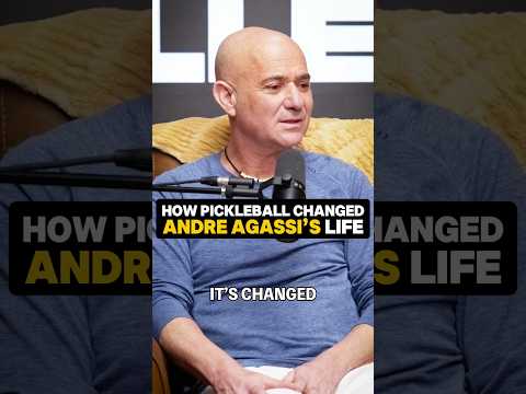 Andre Agassi says pickleball has changed his life