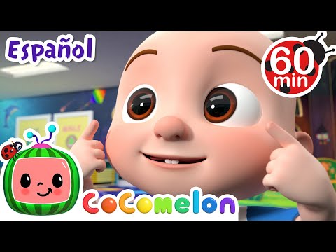 CoComelon en Español | Cabeza, hombros, rodillas y pies (escuela) | Canciones Infantiles y de Cuna