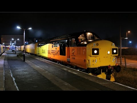 Colas Rail Class 37 No. 37099 'Merl Evans' Derby to Southport 5/12/16