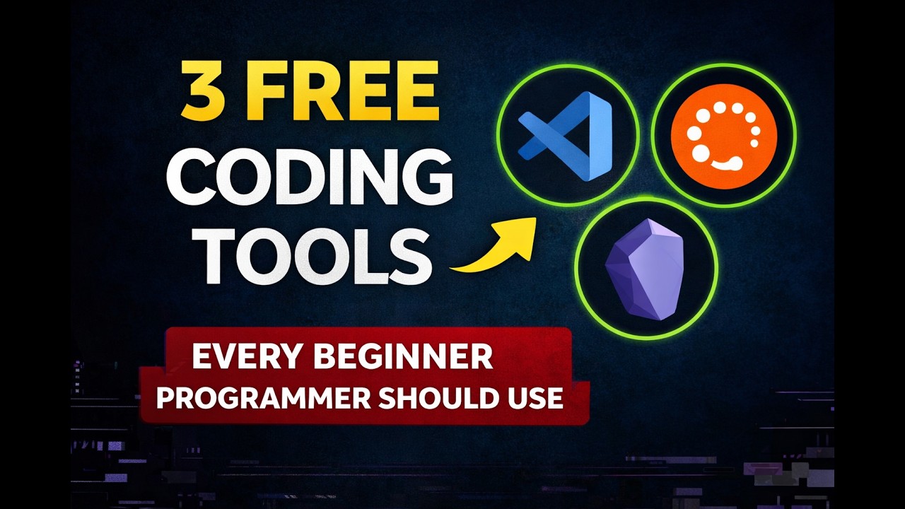 3 Free Coding Tools Every Beginner Programmer Should Use
