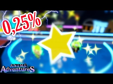FUI GIRAR ATRÁS DE LENDARIO E PEGUEI MYTHICAL 0,25%! ANIME ADVENTURES 😎🍀
