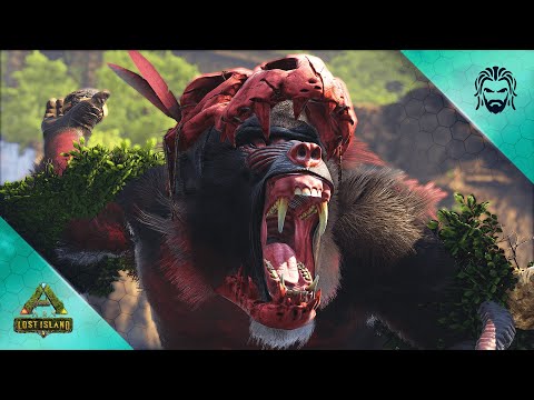 The Dinopithecus King Boss is Crazy! - ARK Lost Island DLC