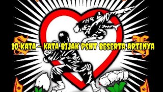 Download lagu Kata Kata Mutiara PSHT,Bijak Dan Penuh Makna mp3
