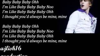 Justin Bieber ~ Baby (Acoustic) Lyrics
