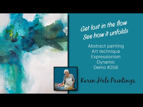 Get lost in the flow, real time, art technique, expressionism, Demo #356