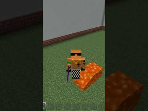 Cubilyn   - minecraft, why you do that?[DANGEROUS LAVA] #shorts