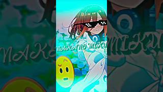 Download lagu jj emoji 🤨|| dj bahana pui || jedag jedug anime || gotoubonnohanayome the movie ||nakano miku#Shorts mp3