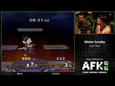 Melee - Umarth (Marth) vs Rymo (Fox) - Losers Top 8 at AFKgg 3