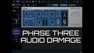 Video thumbnail for PHASE THREE by Audio Damage - Running as an AUv3 in Stagelight - iPad Demo by The Sound Test Room