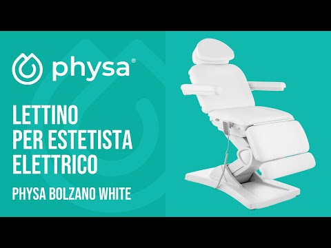 Video - Lettino per estetista elettrico - 4 motori - 350 W - 187 x 60 x 65 - 87,5 cm - 150 kg - Bianco