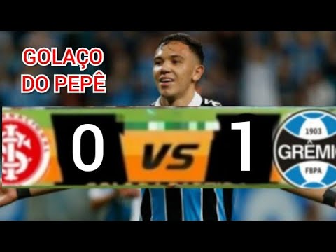 PEPÊ FEZ GOLAÇO | GRÊMIO 1 X 0 INTERNACIONAL - GOL - LIBERTADORES 2020