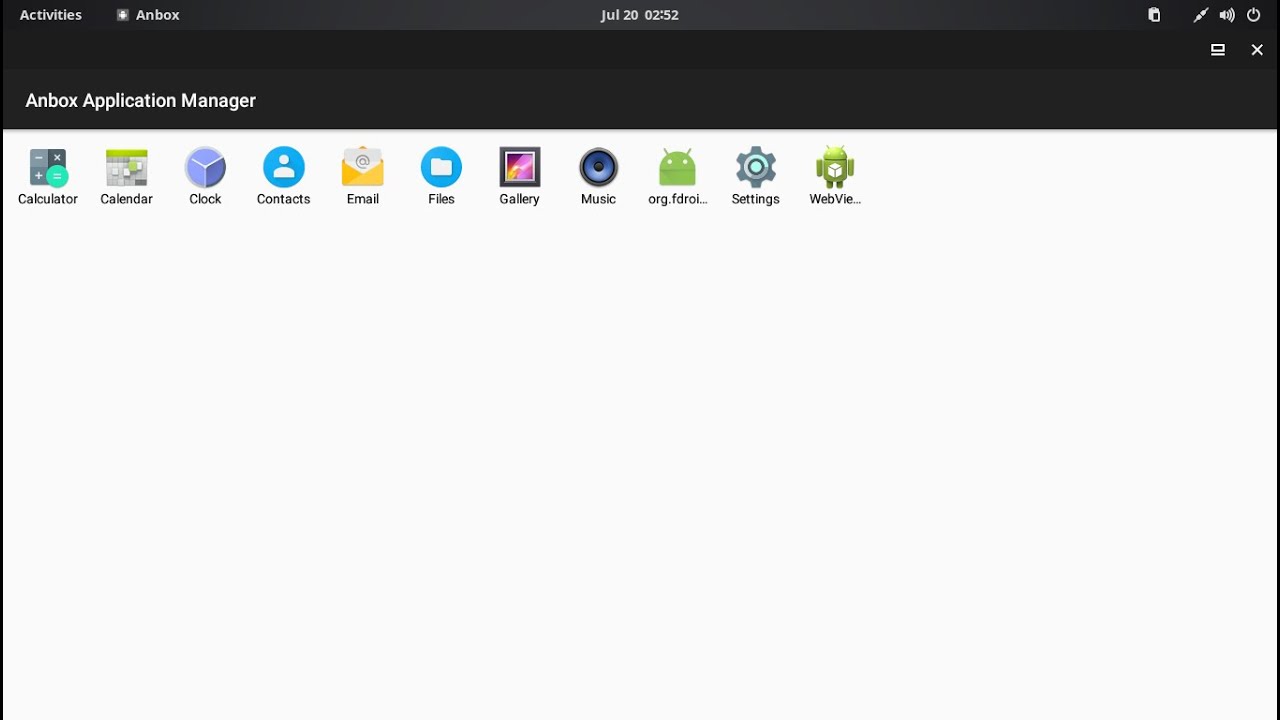 Run android apps in Debian/Linux.
