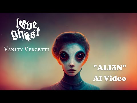 Love Ghost feat. Vanity Vercetti - ALI3N (AI video)