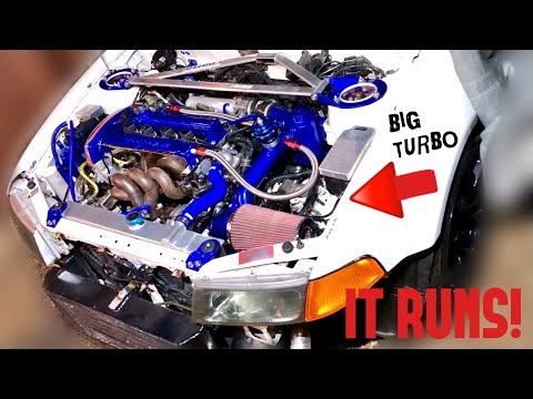 FIRST START!! BIG Turbo 700+ Hp Spec Engine Mitsubishi Evo V