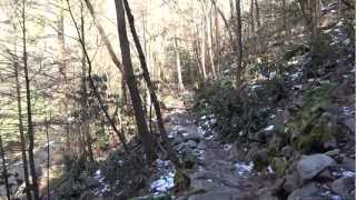 preview picture of video 'Laurel Fork Falls, TN 3/9/2013 (day hike on the Appalachian Trail)'