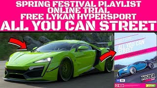 FORZA HORIZON 4-HOW TO UNLOCK THE Lykan hypersport FREE-COMPLETING Online trial ALL YOU CAN STREET