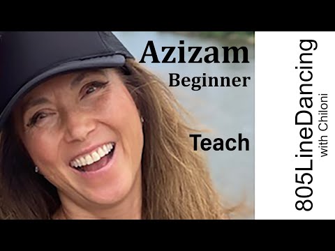 Azizam - Beginner Level Line Dance Tutorial - Teach