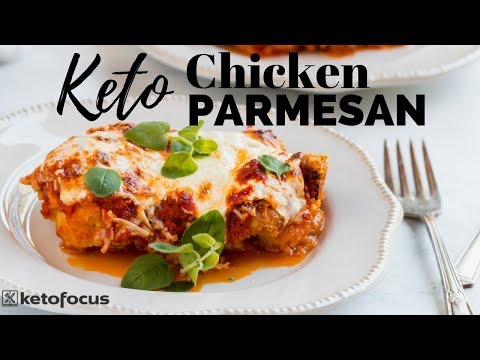 EASY KETO CHICKEN PARMESAN CASSEROLE