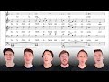 Sing along with The King's Singers: O little town of Bethlehem