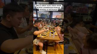 Download lagu UNCLE JORDY AJAK ANAK-ANAK BUNDA SARWENDAH MAKAN BARENG DI RESTORAN #sarwendah #rubenonsu #jordionsu mp3
