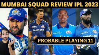 Mumbai Indians Squad Review with Playing 11 | RELEASE RETAINED Players List IPL 2023 | Purse Balance