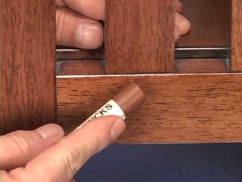 Fix Small Chips or Gouges in Wood With Fill Sticks