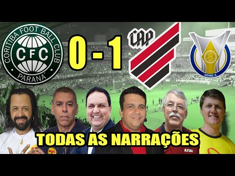 Todas as narrações - Coritiba 0 x 1 Athletico-PR | Campeonato Brasileiro 2022