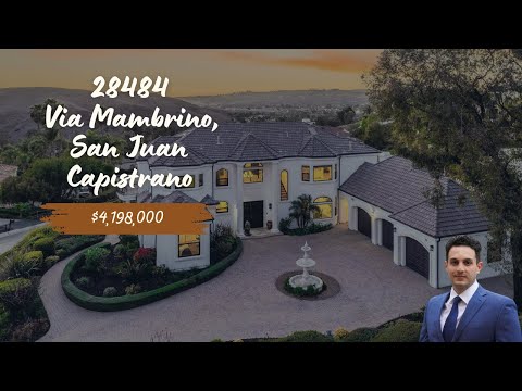 Luxury Living in Hidden Mountain Estates | 28484 Via Mambrino, San Juan Capistrano