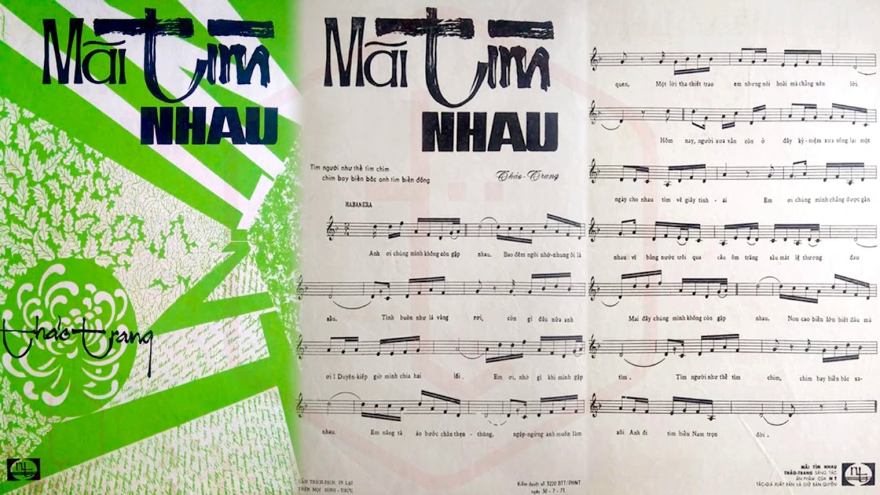 Tờ Nhạc Xưa Trước 1975