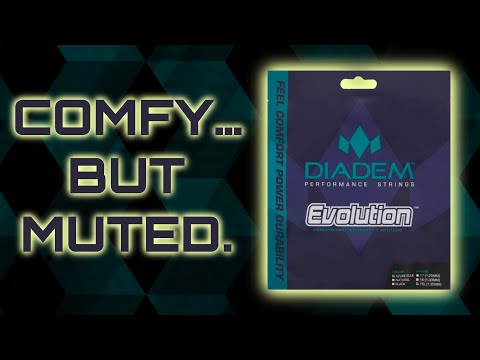 The most "comfortable" tennis string ever - Diadem Evolution Tennis String Review