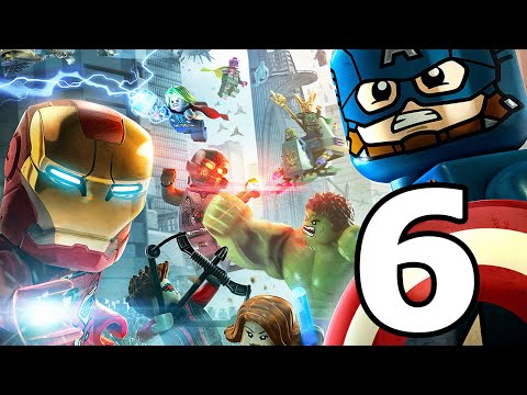 Lego Marvel's Avengers Walkthrough Part 6 - No Commentary Playthrough (PS4)