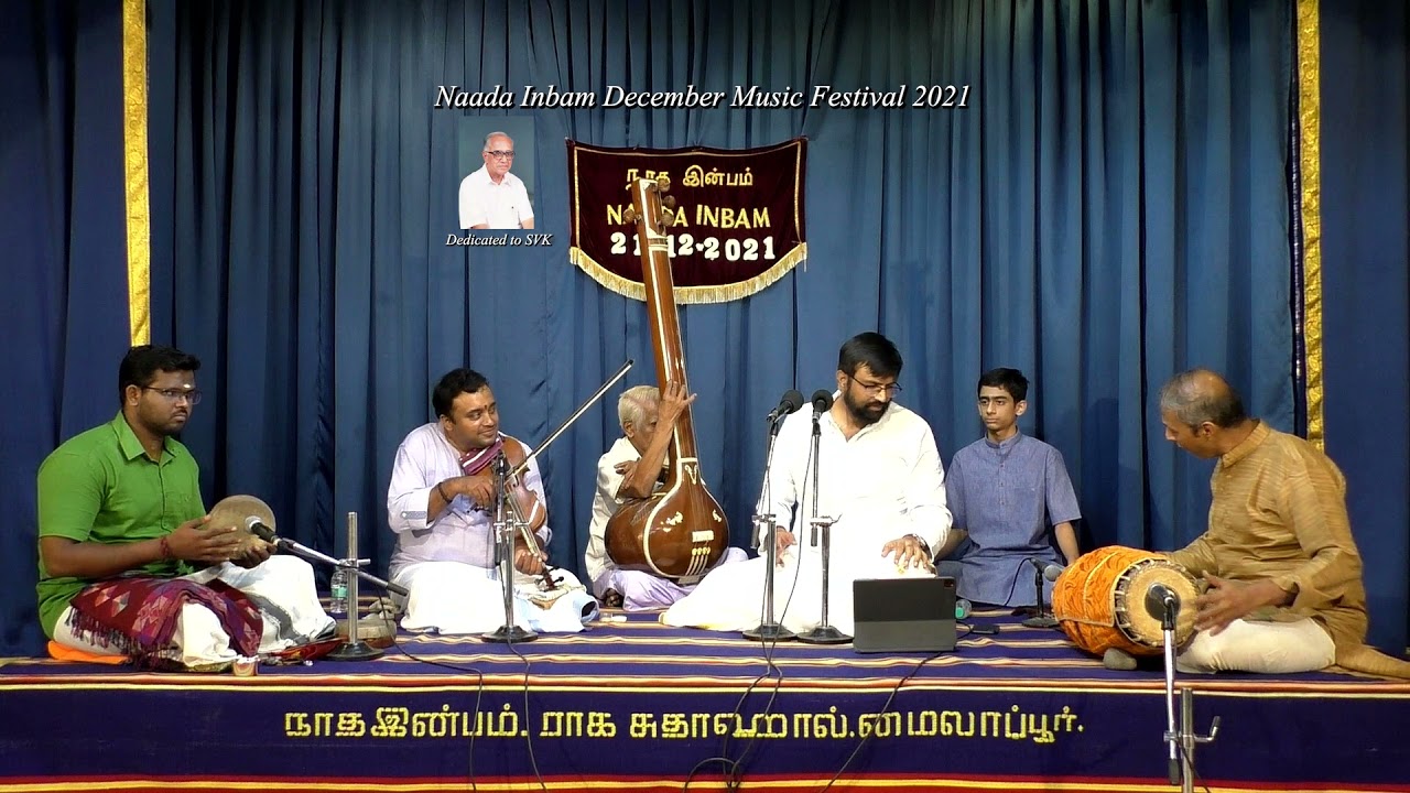 Vidwan G.Ravikiran concert for Naada Inbam December Music Festival 2021